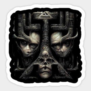 HR Giger - Triforce Sticker